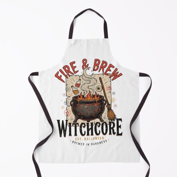 Item preview, Fire & Brew Cauldron T-Shirt | Witchcore Halloween Graphic Tee v13 designed and sold by DarylWelsh2024.