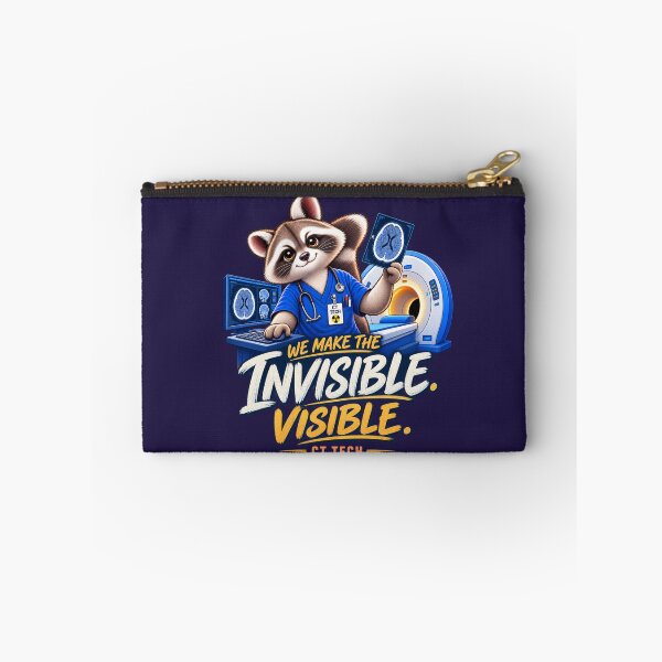Item preview, CT Tech We Make The Invisible Visible Raccoon Medical Imaging designed and sold by PunchDrop.