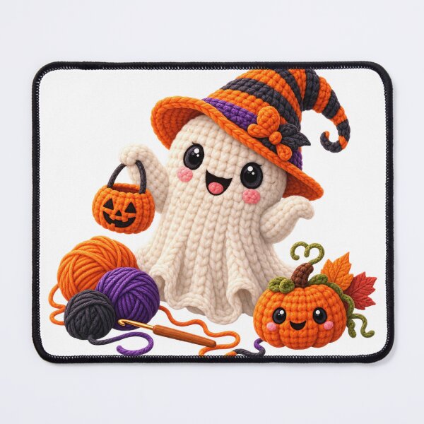 Item preview, Crochet Ghost Halloween – Cute Handmade Spooky designed and sold by Ameliajohanson.