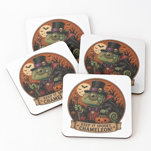 Item preview, Spooky Halloween chameleon  designed and sold by JonysCreativeDesigns.