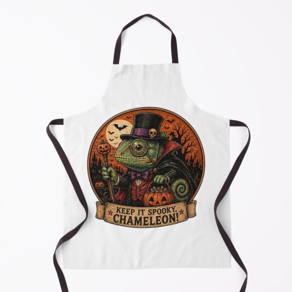 Item preview, Spooky Halloween chameleon designed and sold by JonysCreativeDesigns.