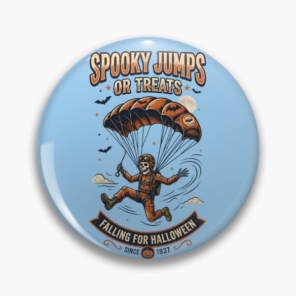 Item preview, Spooky jumps or treats - Falling for Halloween - Spooky season for parachutists designed and sold by ParadoxParadox.
