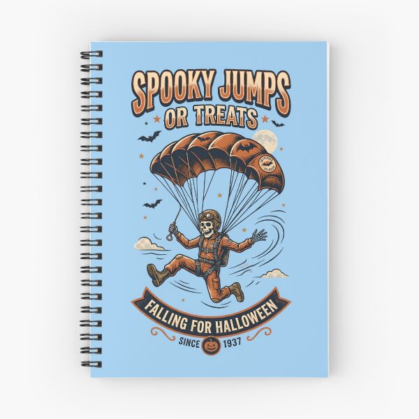Item preview, Spooky jumps or treats - Falling for Halloween - Spooky season for parachutists designed and sold by ParadoxParadox.