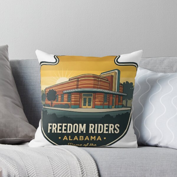 Item preview, Freedom Riders National Monument Alabama Arrowhead Sticker designed and sold by DetourDgn.