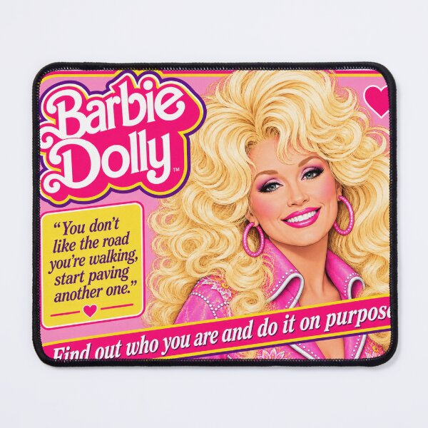 Item preview, Barbie Dolly Retro 80s Country Glam Pop Art designed and sold by OuterFuselage.