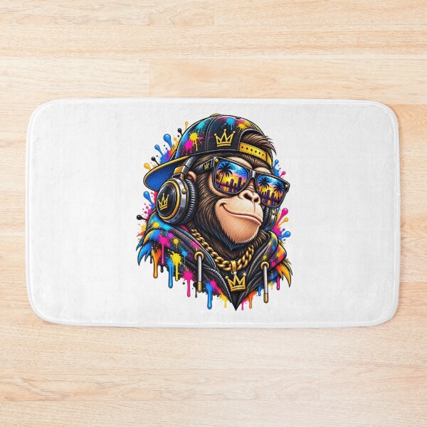 Item preview, Crowned Gorilla Streetwear – Colorful Graffiti Urban Art designed and sold by KTD28_SHOP.