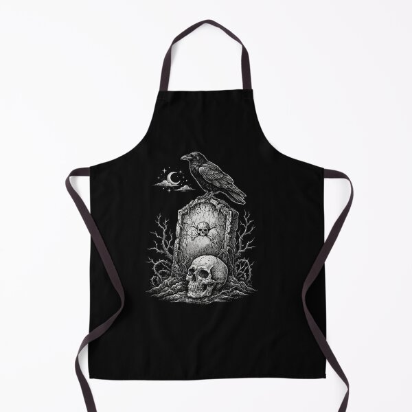 Item preview, Halloween The Raven and the Skull Moon – Crow Gothic Dark Art designed and sold by SOUFIANE1991.