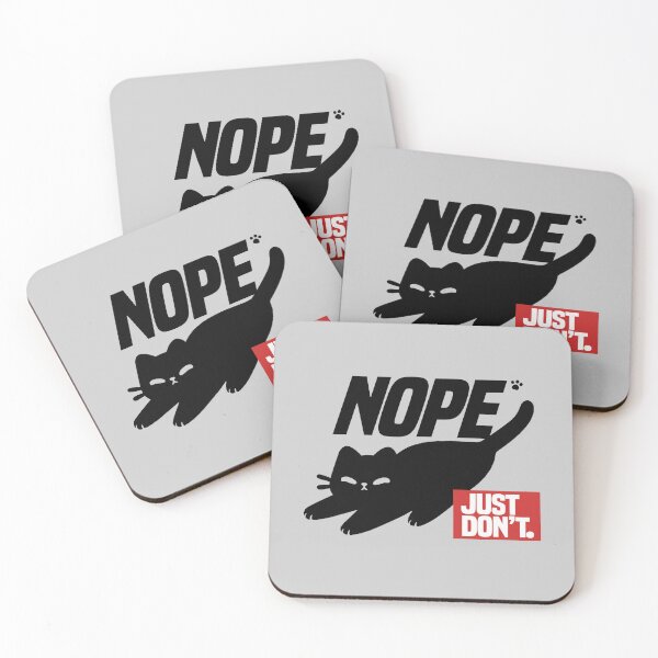 Item preview, Nope just don't black cat just don't do it designed and sold by NemiMakeit.