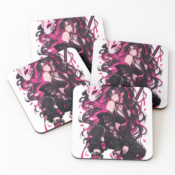 Item preview, Neon Kitsune – Urban Anime Warrior designed and sold by Sariphy.