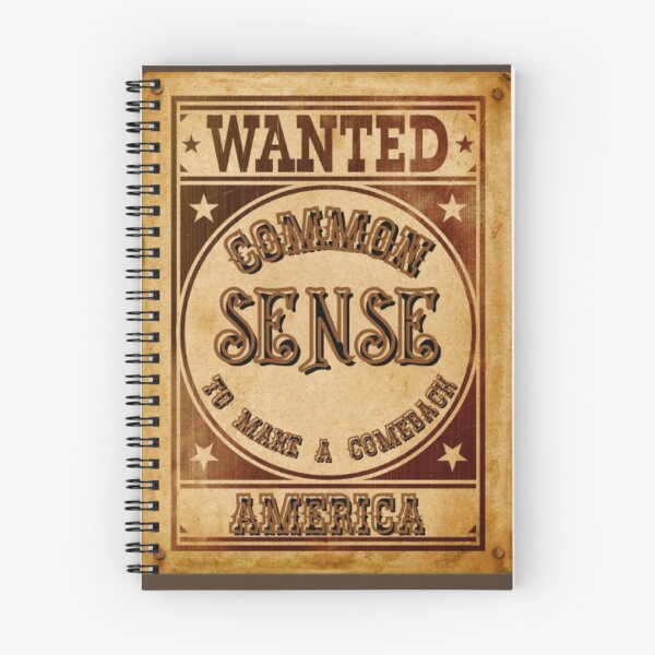 Item preview, Wanted Common Sense To Make A Comeback - Funny Vintage Western Poster designed and sold by PoppaBear71.
