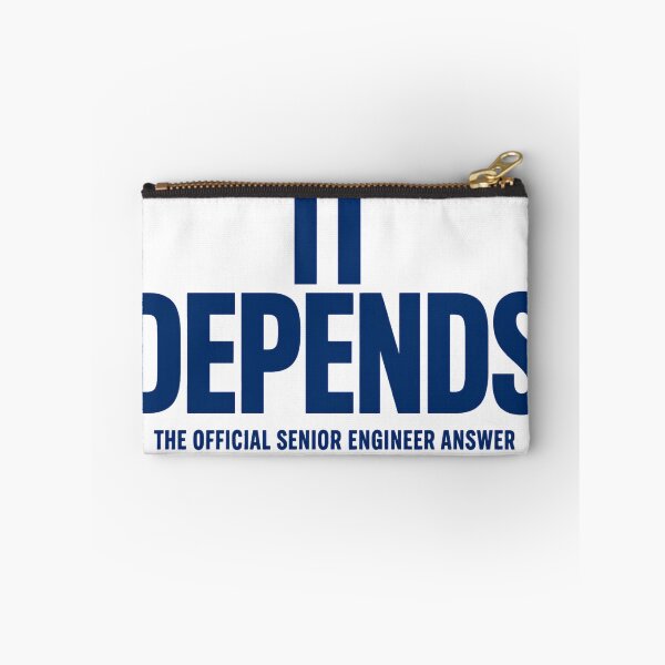 Item preview, It Depends Official Senior Engineer Answer Shirt designed and sold by ys96.