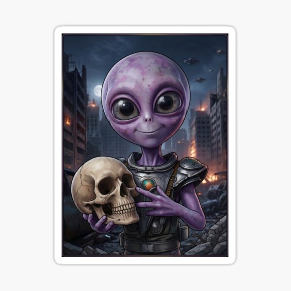 Item preview, Trophy of the Purple Visitor designed and sold by IdaJeanCrowley.