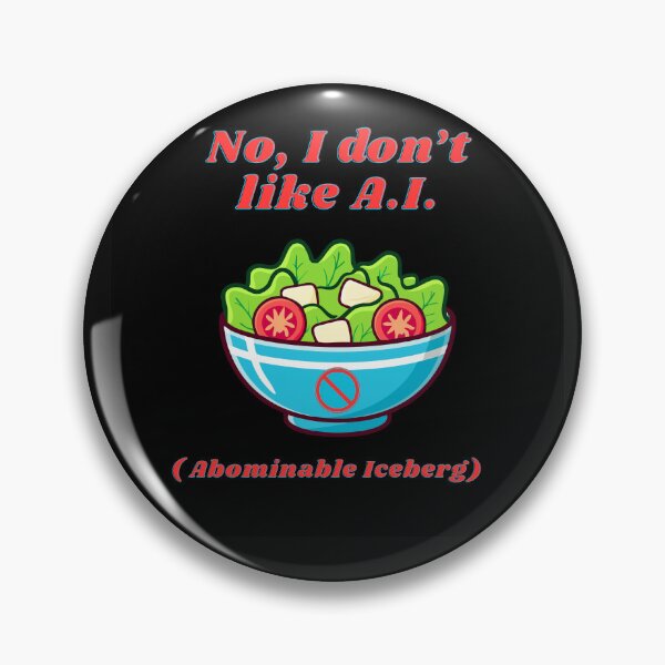 Item preview, No me gusta la lechuga iceberg abominable. designed and sold by LisaLousPuns.