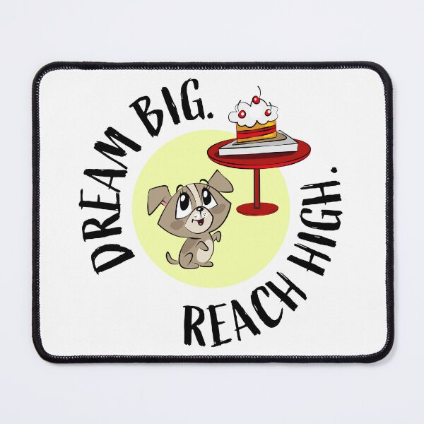 Item preview, Dream Big Reach High Cute Puppy designed and sold by Ekaterina Biserova.