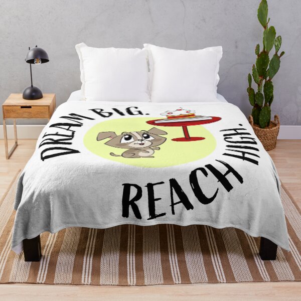 Item preview, Dream Big Reach High Cute Puppy designed and sold by Ekaterina Biserova.