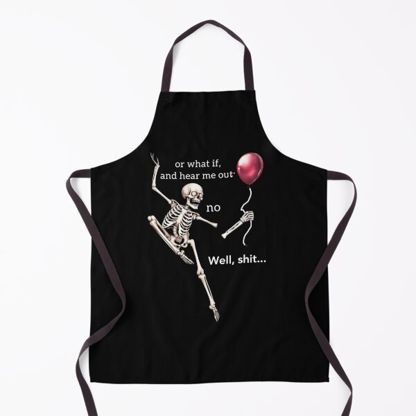 Item preview, Skeleton Lost Balloon Well Shit Funny Saying Quote Men Women designed and sold by fben-design.