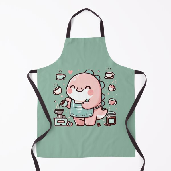 Item preview, Dinosaur Tea Barista designed and sold by Safe Haven Pets.