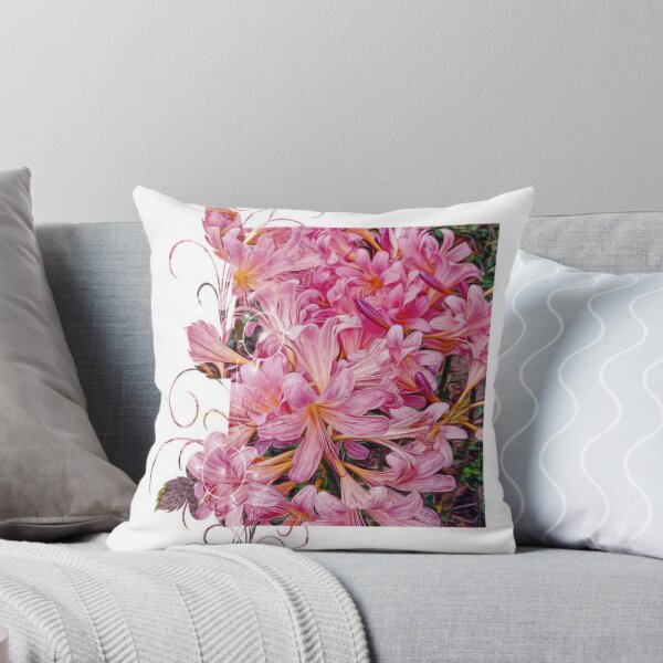 Item preview, Lilies with Artistic Swirls designed and sold by Bonnie's Playground.