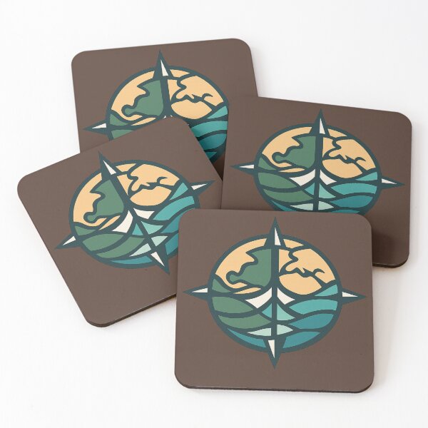Item preview, Mountain Forest Compass – Outdoor Adventure Emblem designed and sold by BROHLine Studio.