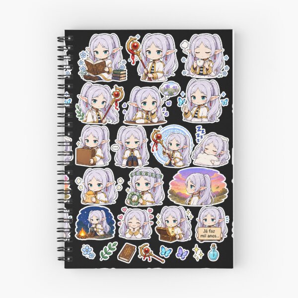 Item preview, Chibi Elf Mage Fantasy Sticker Collection designed and sold by InspireArtI.