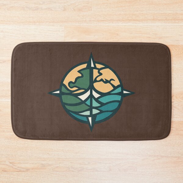 Item preview, Mountain Forest Compass – Outdoor Adventure Emblem designed and sold by BROHLine Studio.