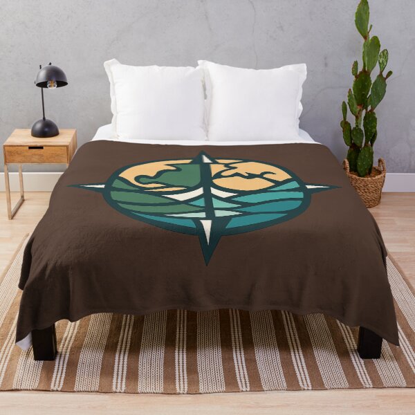 Item preview, Mountain Forest Compass – Outdoor Adventure Emblem designed and sold by BROHLine Studio.
