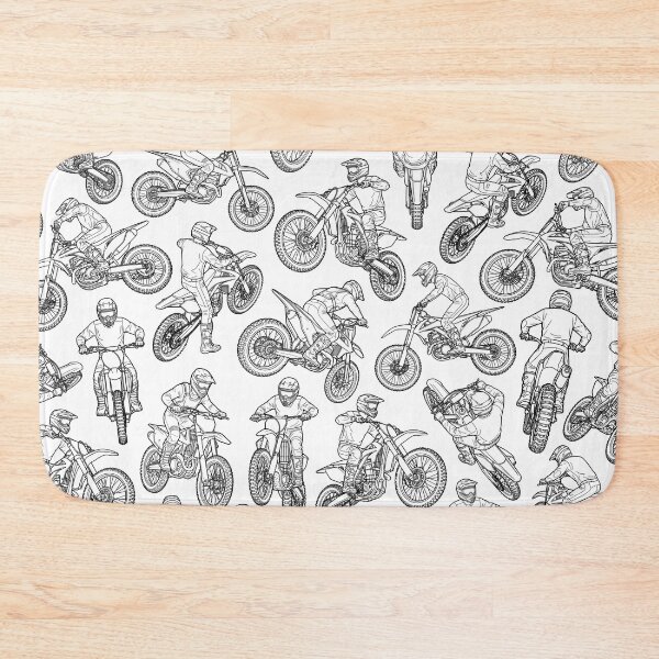 Item preview, Motocross Rider Dirtbike Motorcycle Pattern Dirt Bike designed and sold by GrandeDuc.