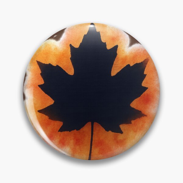 Item preview,  Autumn Maple Leaf Silhouette – Fall Nature Art designed and sold by BROHLine Studio.