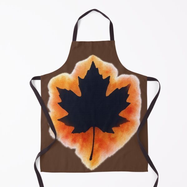 Item preview, Autumn Maple Leaf Silhouette – Fall Nature Art designed and sold by BROHLine Studio.