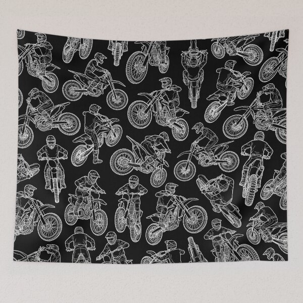 Item preview, Motocross Rider Dirtbike Motorcycle Pattern Dirt Bike designed and sold by GrandeDuc.