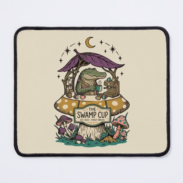 Item preview, The Swamp Cup - Vintage Alligator Coffee Shop designed and sold by JEMAR Designs.
