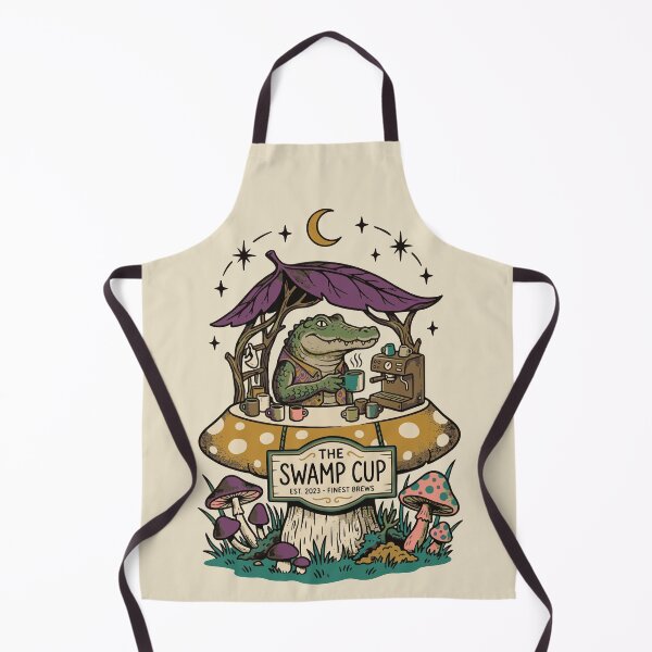 Item preview, The Swamp Cup - Vintage Alligator Coffee Shop designed and sold by JEMAR Designs.