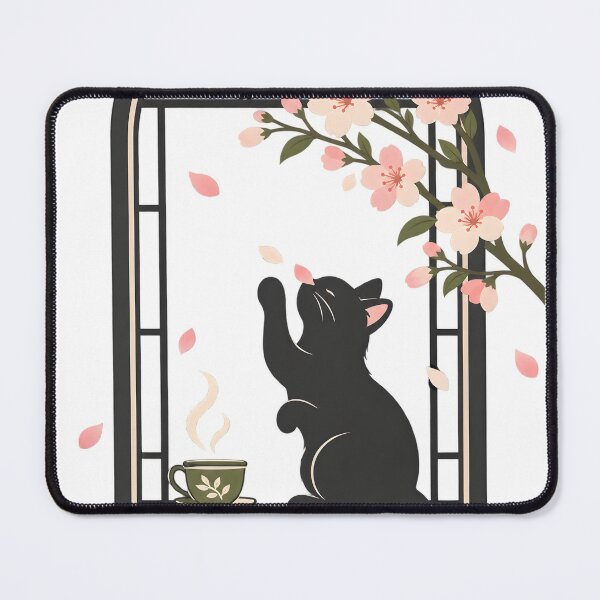 Item preview, Arched Window Cherry Blossoms designed and sold by Furry Nook.
