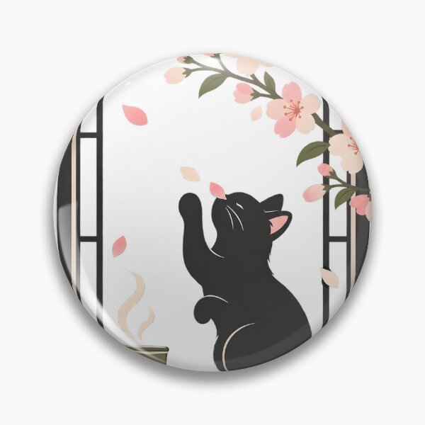 Item preview, Arched Window Cherry Blossoms designed and sold by Furry Nook.