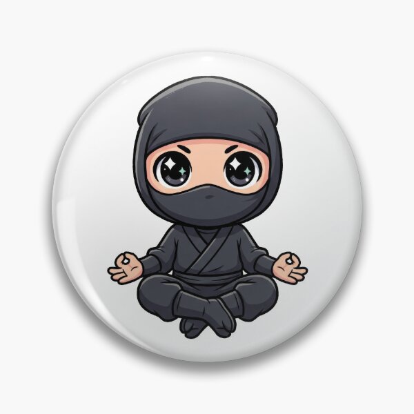 Item preview, Cute Chibi Ninja Meditating designed and sold by VFXguy.