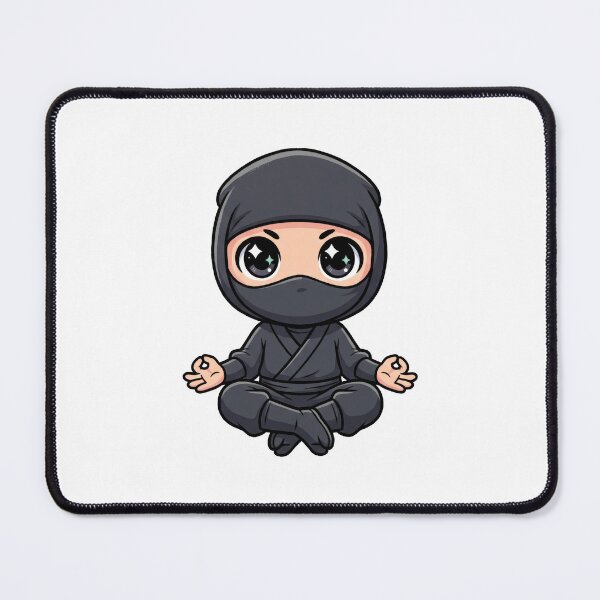 Item preview, Cute Chibi Ninja Meditating designed and sold by VFXguy.