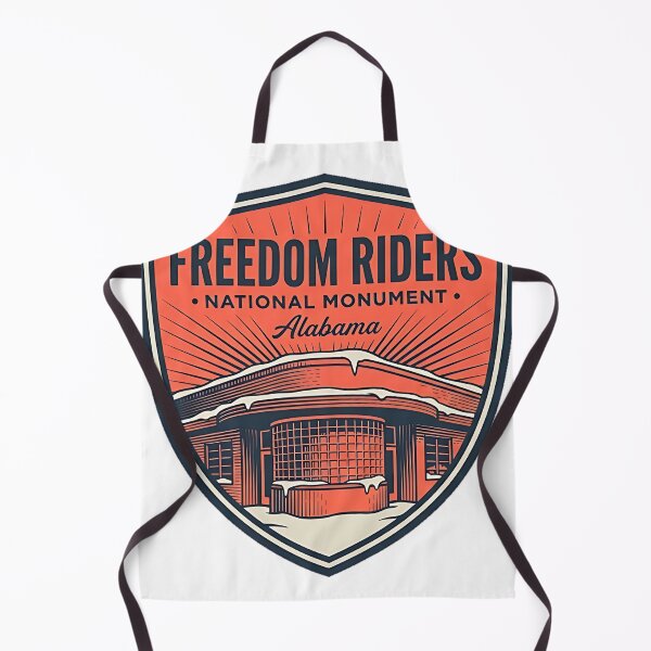 Item preview, Freedom Riders Monument Bus Station Winter Shield Sticker designed and sold by DetourDgn.