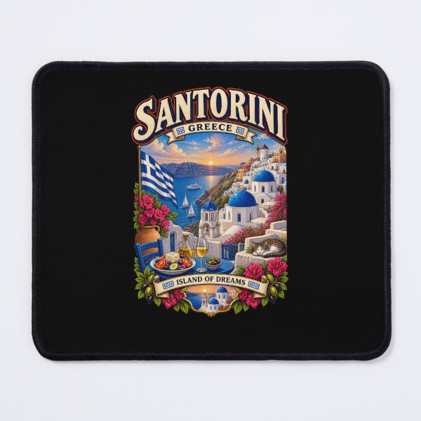 Item preview, Santorini – Greek Island Of Dreams designed and sold by RockitBaby.