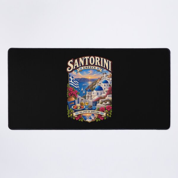 Item preview, Santorini – Greek Island Of Dreams designed and sold by RockitBaby.