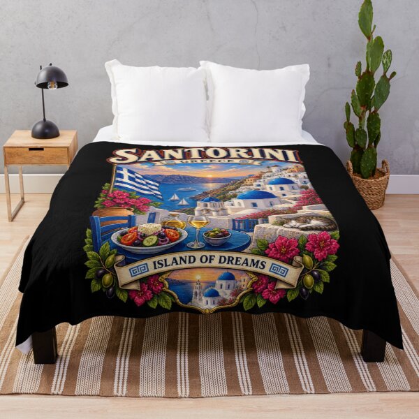 Item preview, Santorini – Greek Island Of Dreams designed and sold by RockitBaby.