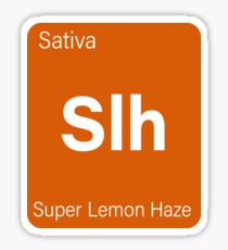 Super Lemon Haze Strain Tag - Favorite Strain Sticker