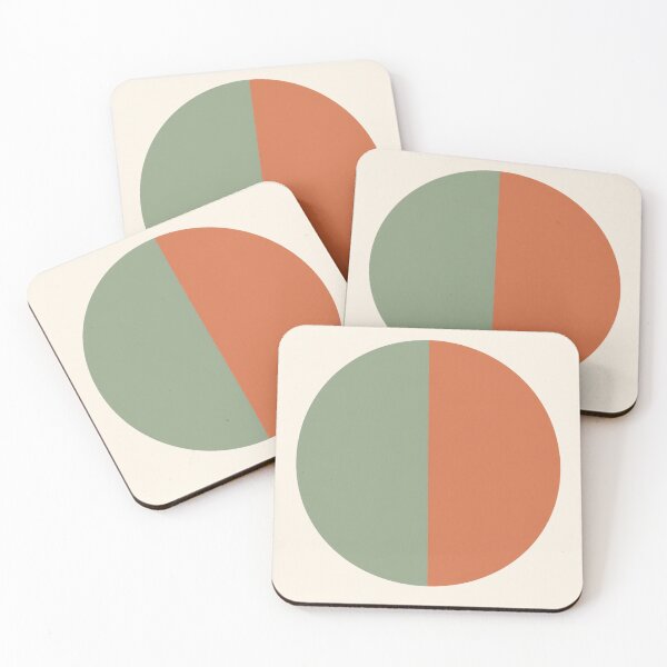 Item preview, Split Circle Composition | Minimalist Japandi Wall Art designed and sold by Zaramodo.
