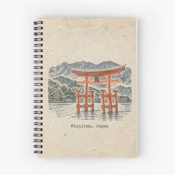 Item preview, Miyajima Itsukushima Shrine Torii Field Notes designed and sold by liondrifter.