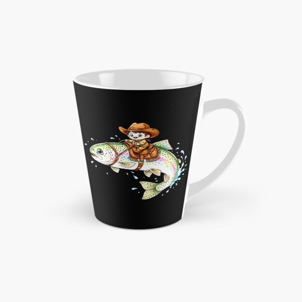 Item preview, Cowboy Trout Rainbow Fishing Western Style Design for Anglers and Fishermen Gift designed and sold by Teetreasure2.