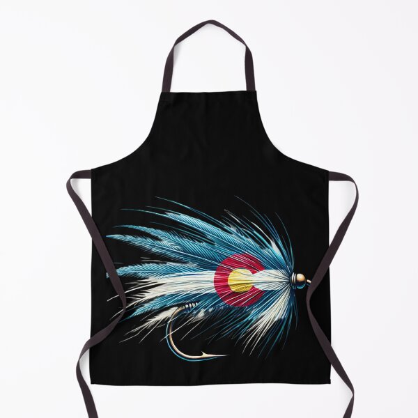 Item preview, Colorado Flag Fly Fishing Fly Art designed and sold by LivingInThinAir.