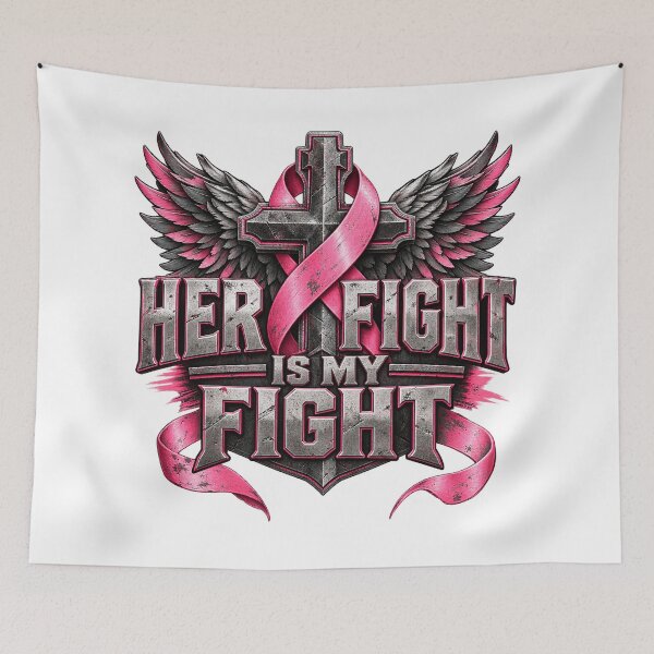 Item preview, Her Fight Is My Fight – Strong Breast Cancer Awareness designed and sold by MJ3in1.
