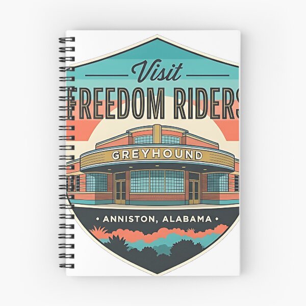 Item preview, Freedom Riders National Monument Summer Panorama Sticker designed and sold by DetourDgn.