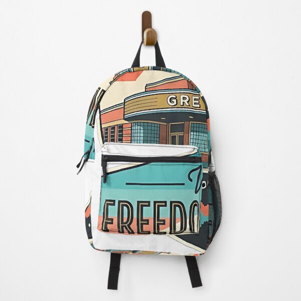 Item preview, Freedom Riders National Monument Summer Panorama Sticker designed and sold by DetourDgn.
