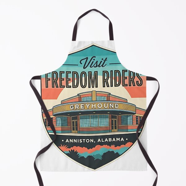 Item preview, Freedom Riders National Monument Summer Panorama Sticker designed and sold by DetourDgn.
