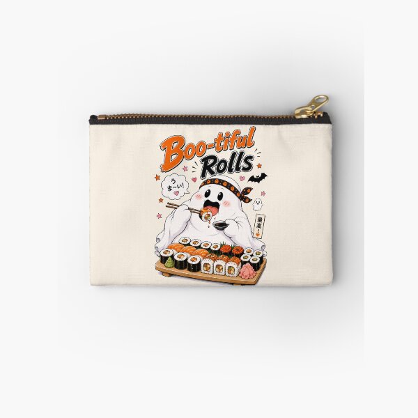 Item preview, Boo-tiful Rolls Sushi Food pun designed and sold by Festive Bug.